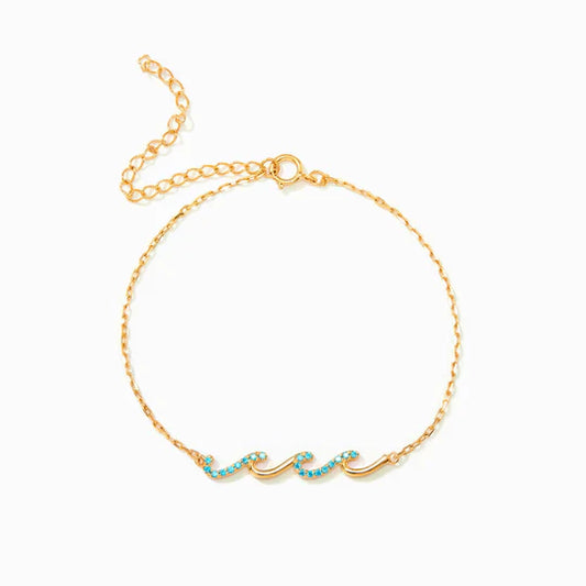 To My Besties For Life Triple Wave Friendship Bracelet