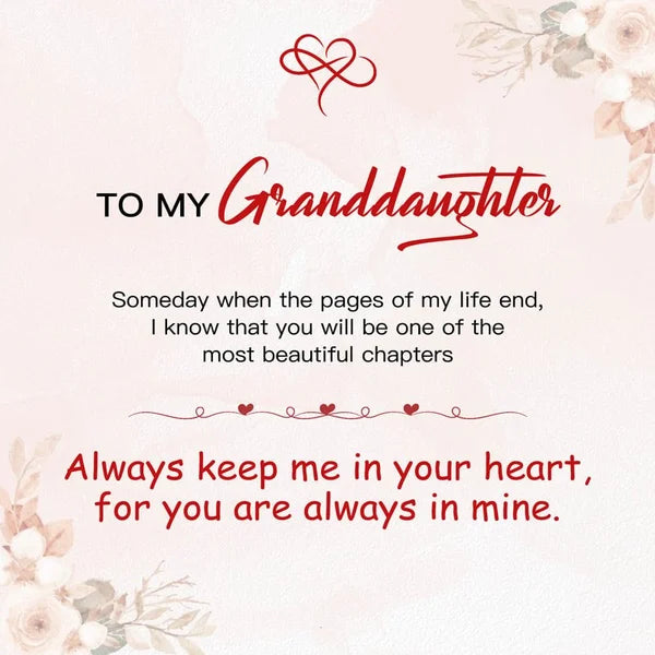 For Granddaughter - For You Are Always In Mine Beads Bracelets