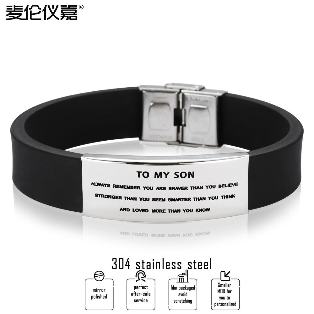 Y-Engraved personalized bracelet