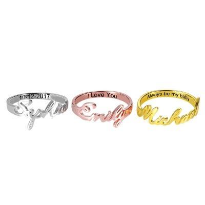 Personalized Name Ring