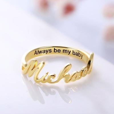 Personalized Name Ring