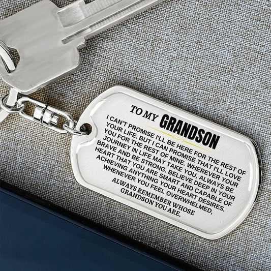 To My Grandchildren - Remember Whose Grandchildren You Are - Unique Keychain