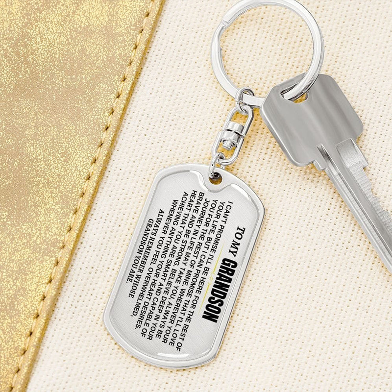 To My Grandchildren - Remember Whose Grandchildren You Are - Unique Keychain