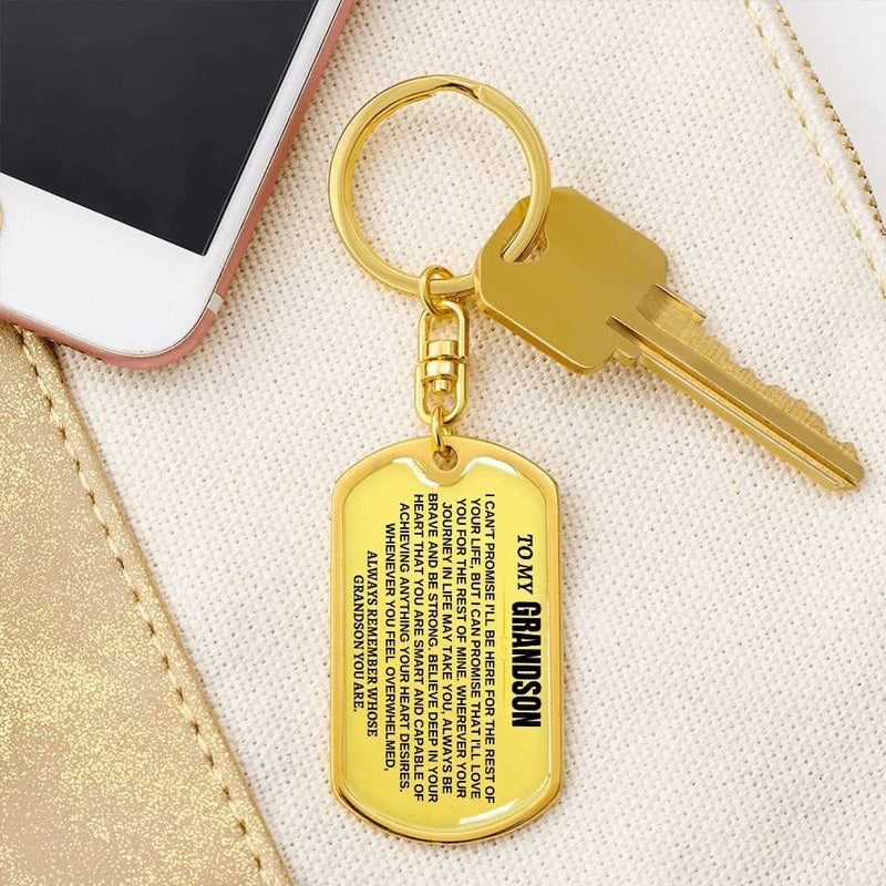 To My Grandchildren - Remember Whose Grandchildren You Are - Unique Keychain