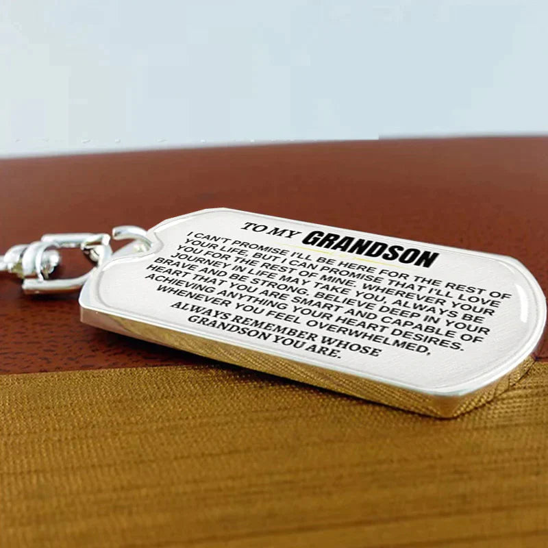 To My Grandchildren - Remember Whose Grandchildren You Are - Unique Keychain