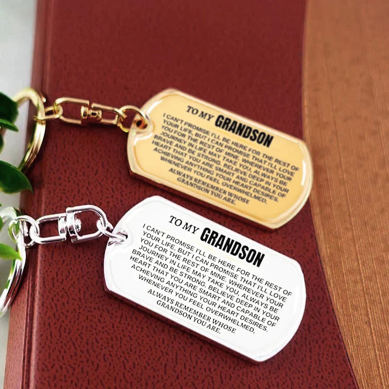 To My Grandchildren - Remember Whose Grandchildren You Are - Unique Keychain