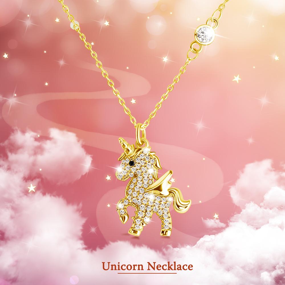 Shiny Diamond Unicorn Jewelry