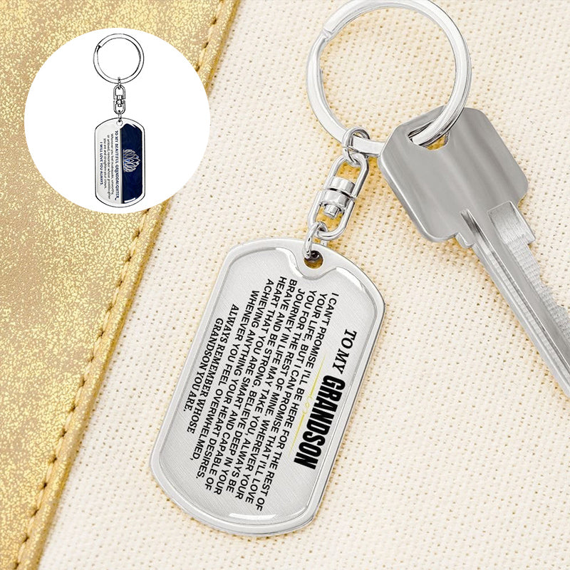 To My Grandchildren - Remember Whose Grandchildren You Are - Unique Keychain