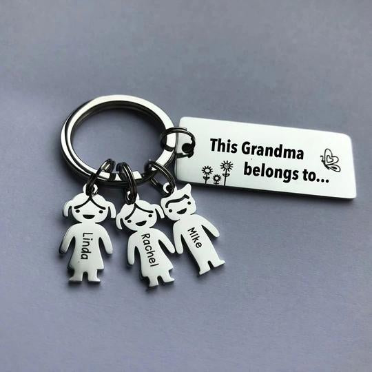 Personalized Family Name Keychain