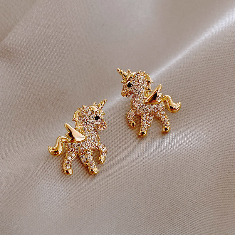 Shiny Diamond Unicorn Jewelry