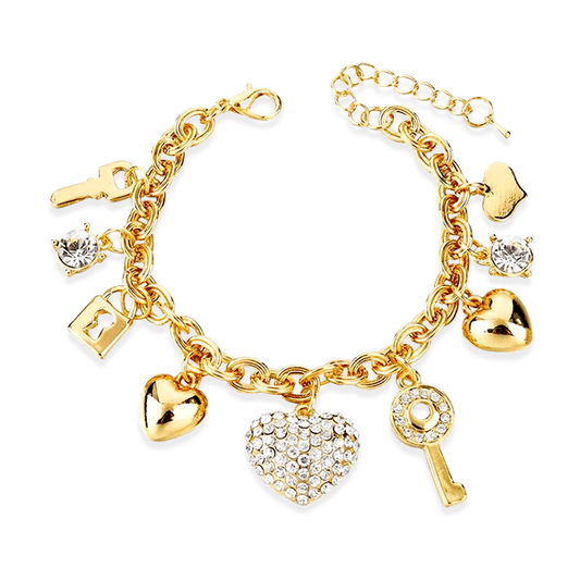 Heart Charm Bracelet