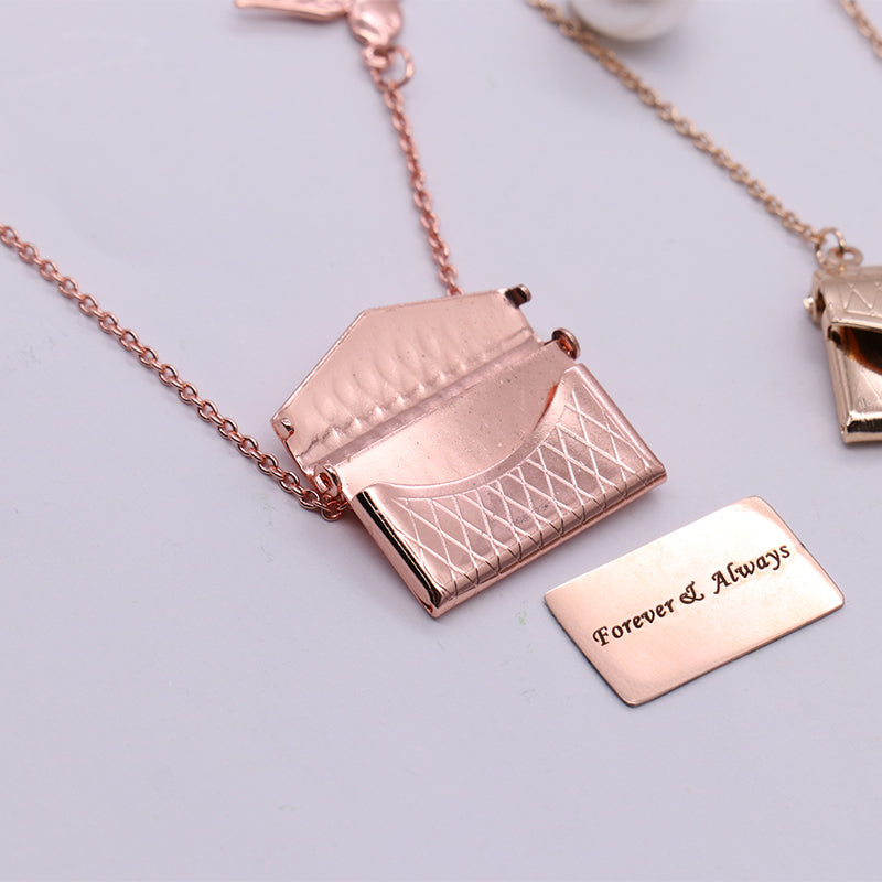 Personalised Photo Engraved Handbag Necklace