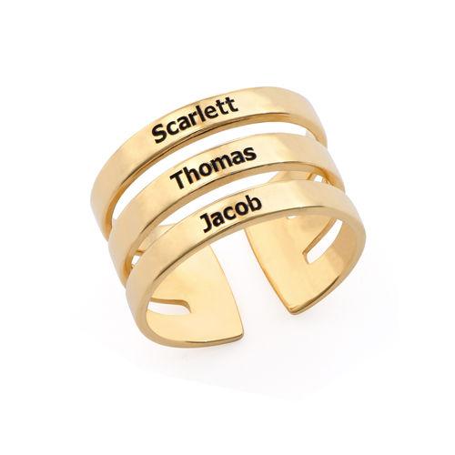 Asymmetrical Name Ring