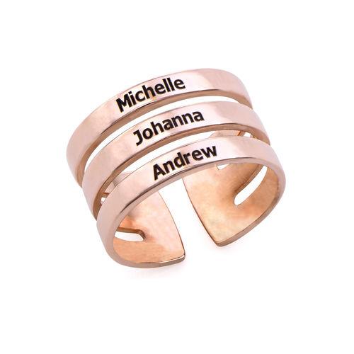 Asymmetrical Name Ring