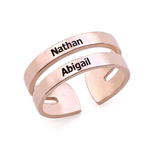 Asymmetrical Name Ring