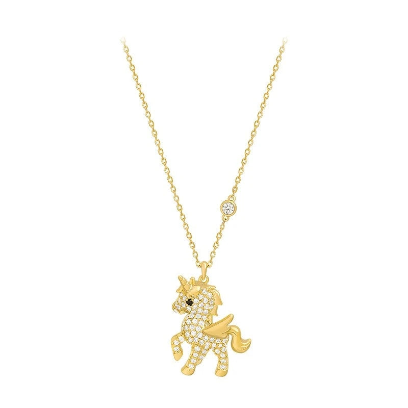 Shiny Diamond Unicorn Jewelry