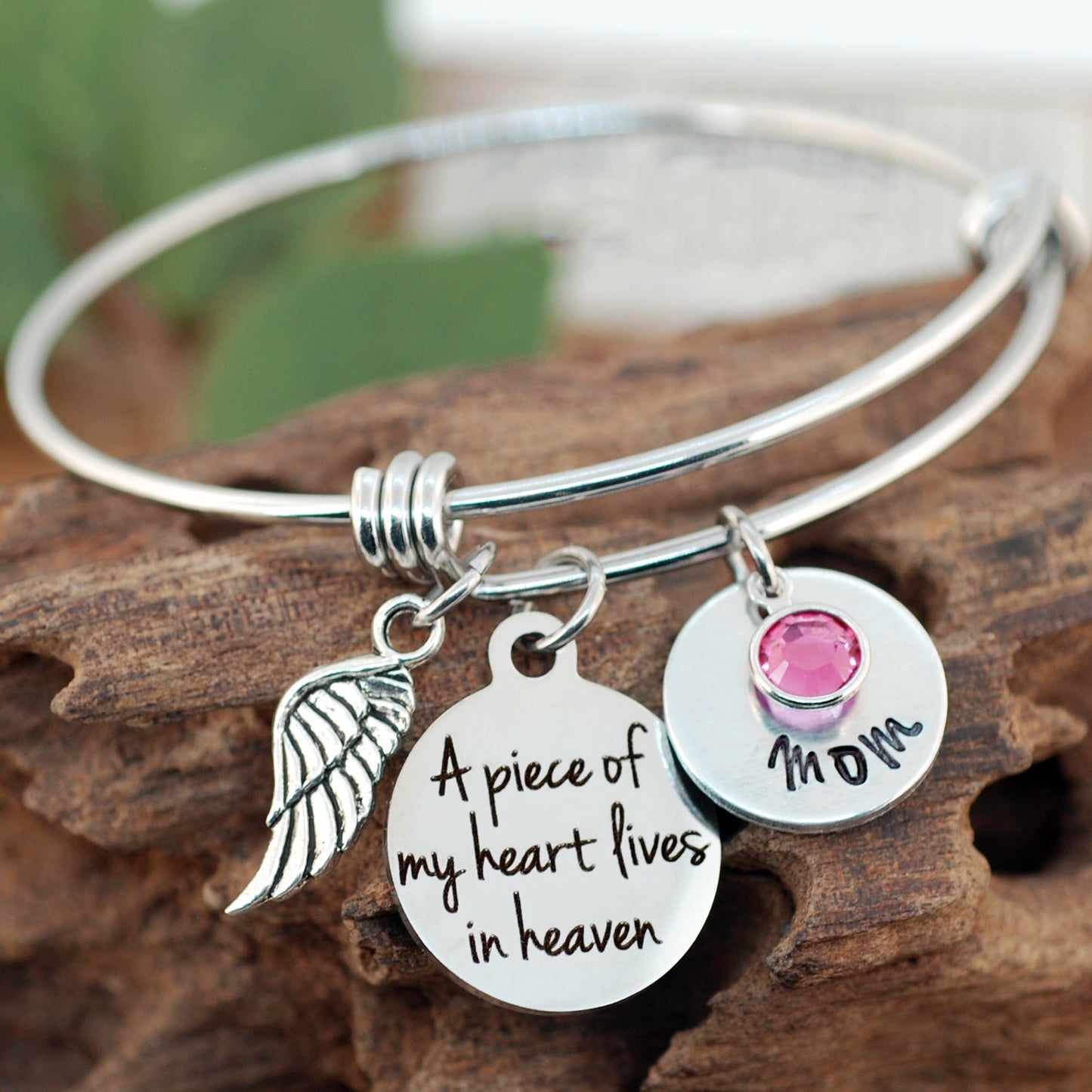 "Piece Of My Heart" Memorial Bracelet