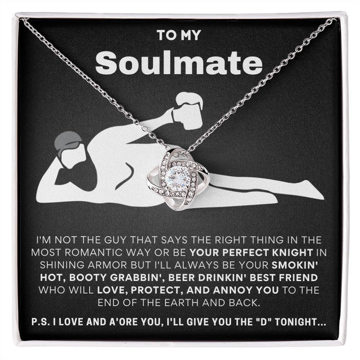 To My Soulmate... | Premium Love Knot Necklace