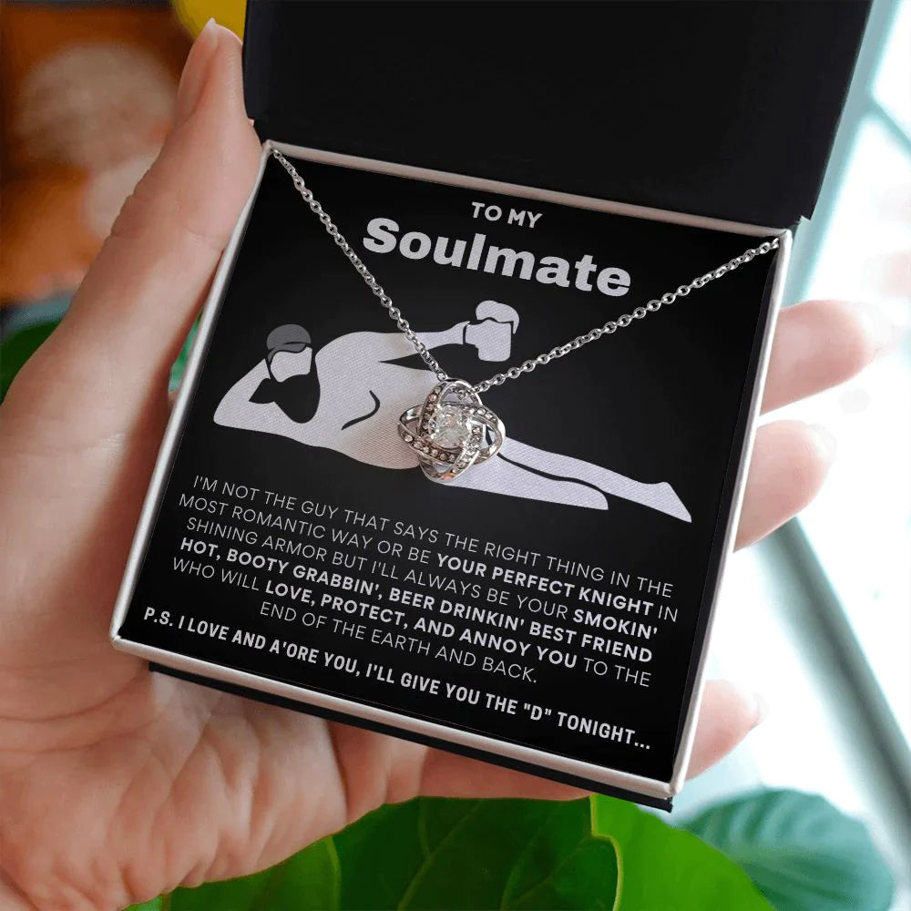 To My Soulmate... | Premium Love Knot Necklace