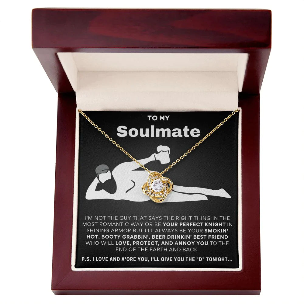 To My Soulmate... | Premium Love Knot Necklace