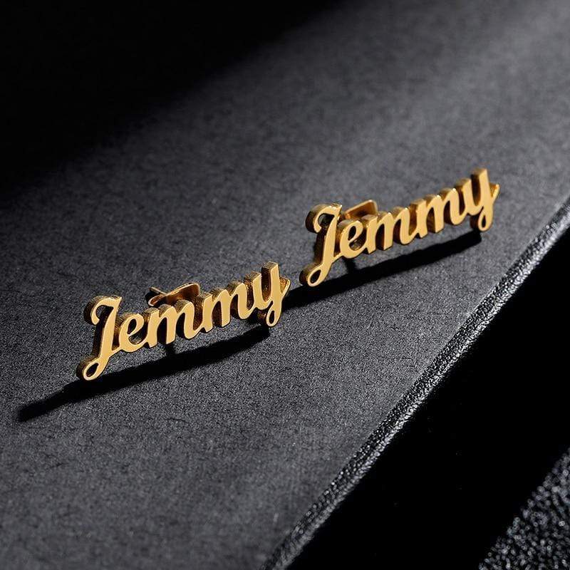 Personalized Name Stud Earring