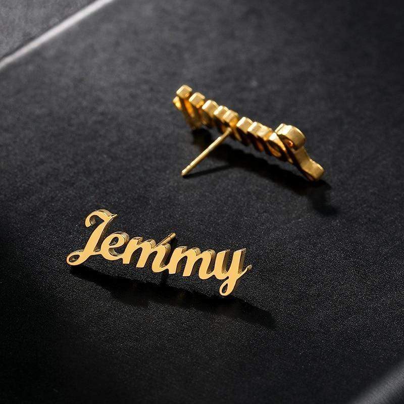 Personalized Name Stud Earring