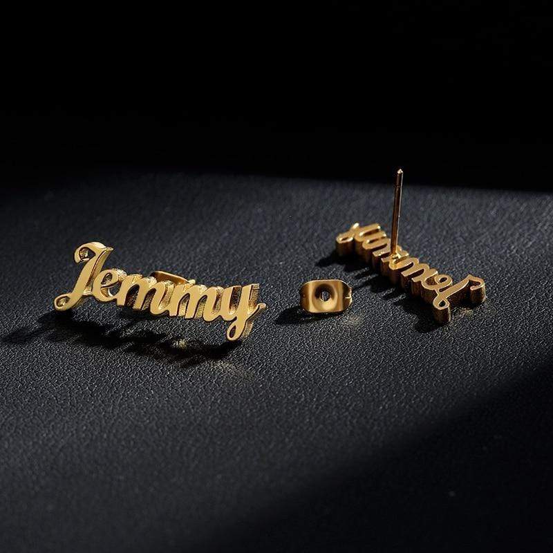 Personalized Name Stud Earring