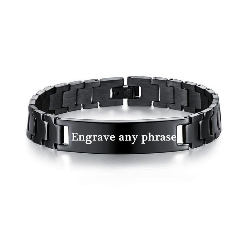 Personalized Custom Engravable Watch ID Bracelet