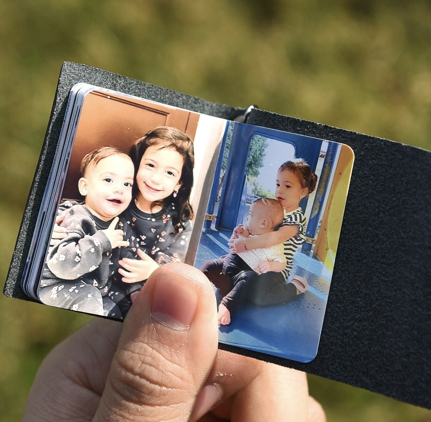 Mini Custom Personalized Photo Album Keychain