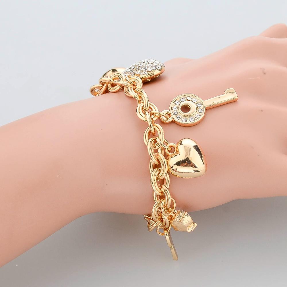 Heart Charm Bracelet