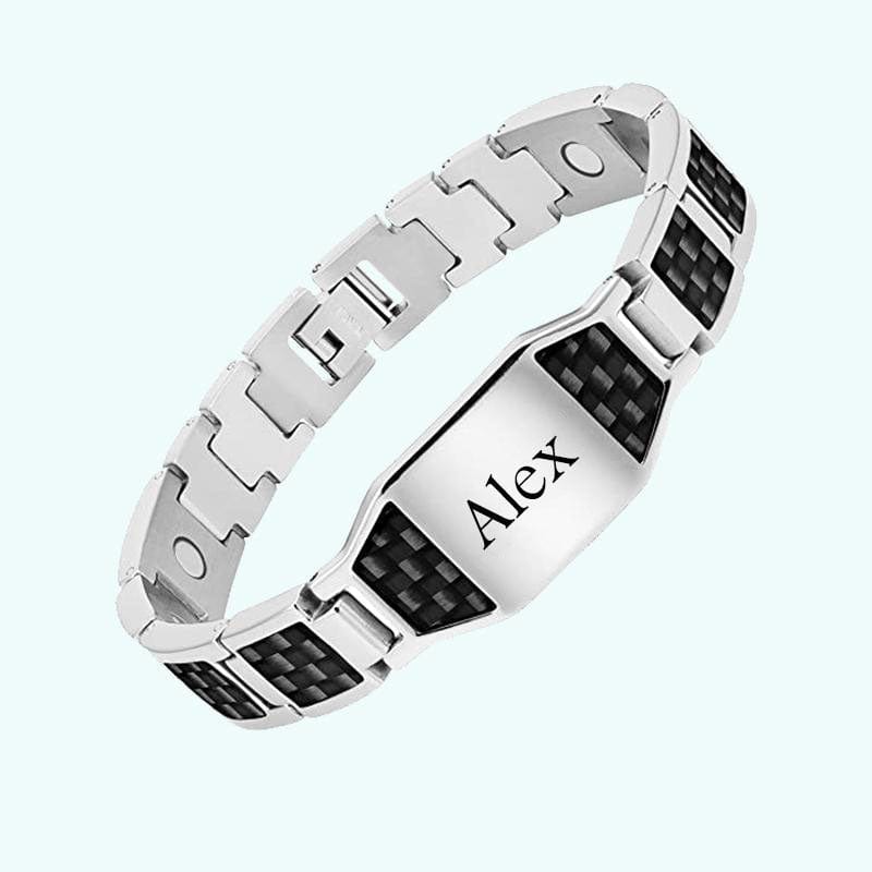 Personalized Stainless Steel Men Bracelet