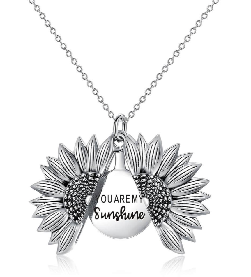 "You are my Sunshine" Sunflower Necklace