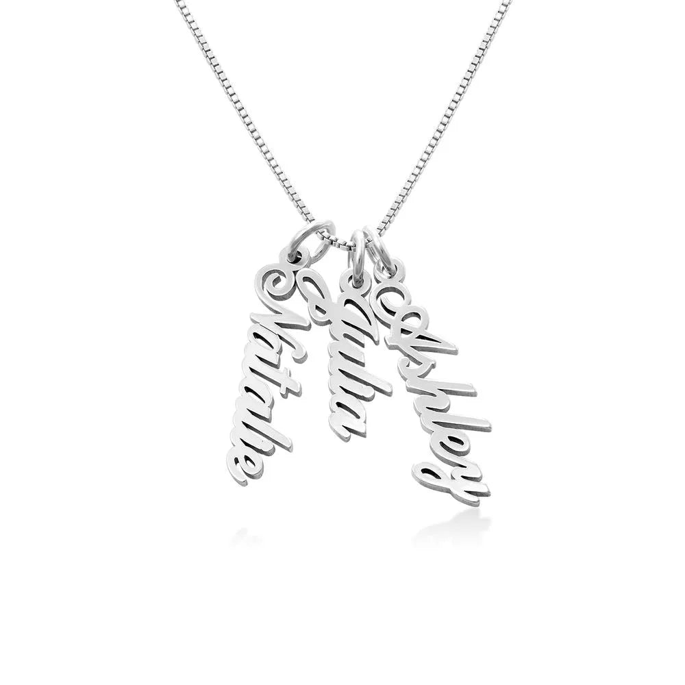 Vertical Name Necklace